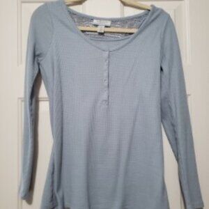 Motherhood Maternity Long-Sleeve Thermal Nursing Top